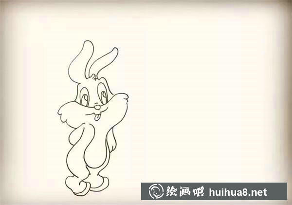 小兔子簡(jiǎn)筆畫教程