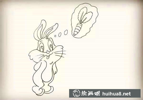 小兔子簡(jiǎn)筆畫教程