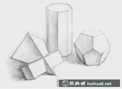 素描教程幾何體組合畫法