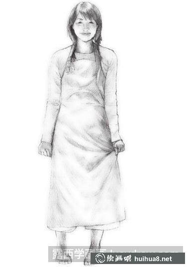 素描女生的畫法
