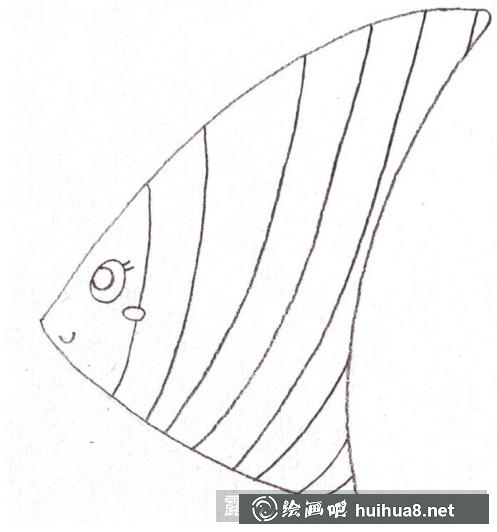 兒童畫(huà)熱帶魚(yú)
