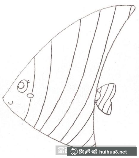 兒童畫(huà)熱帶魚(yú)