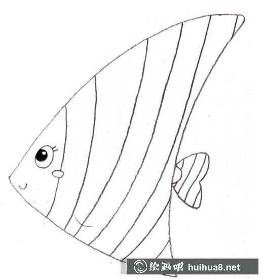 兒童畫(huà)熱帶魚(yú)