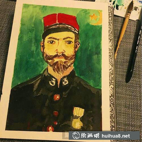 梵高的米列水彩畫