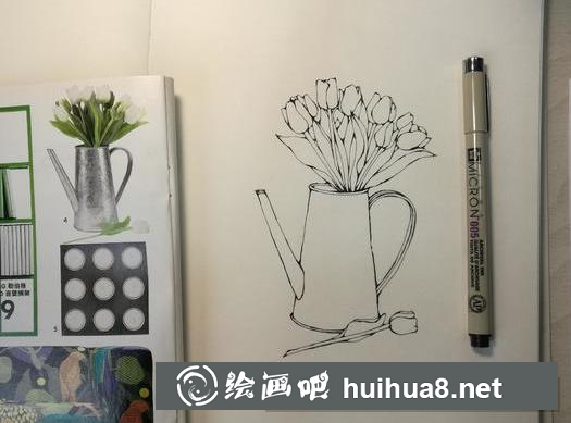 小清新花瓶的畫法 小清新花瓶的畫法