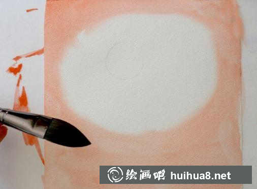 水彩畫黑貓