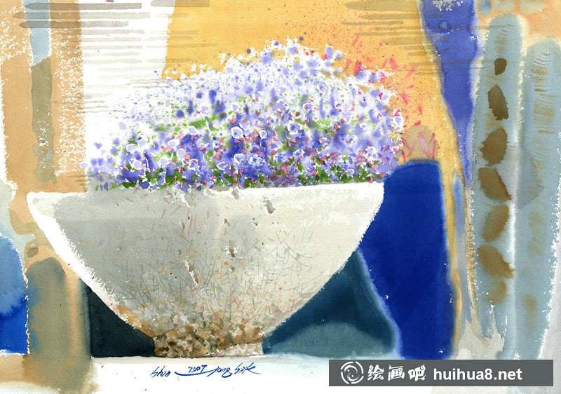 韓國申宗植（Shin Jong Sik）水彩畫作品欣賞