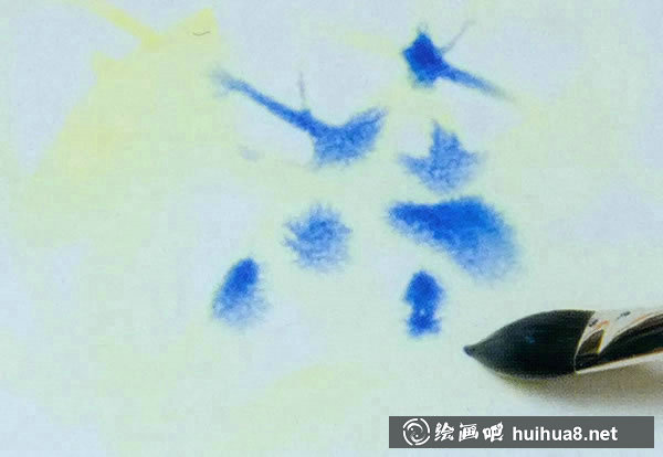 水彩畫技法之濕破濕畫法