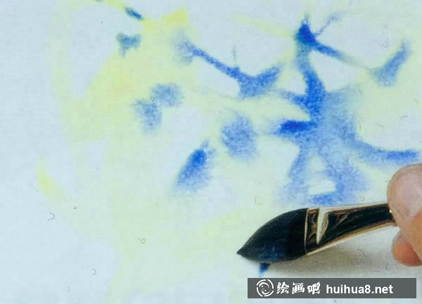 水彩畫技法之濕破濕畫法