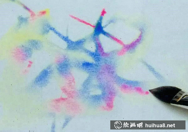 水彩畫技法之濕破濕畫法