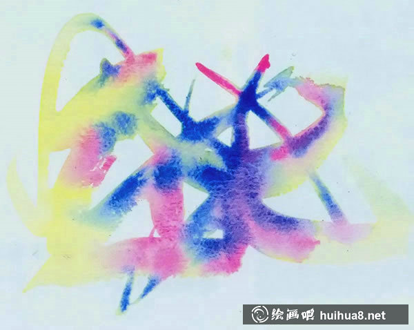 水彩畫技法之濕破濕畫法