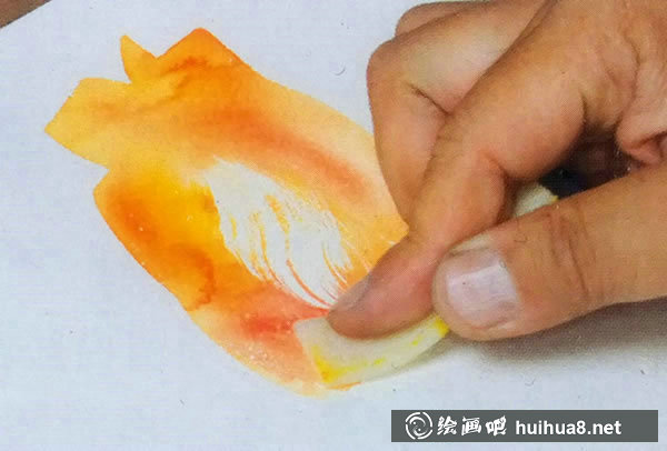 水彩畫技法之留白法