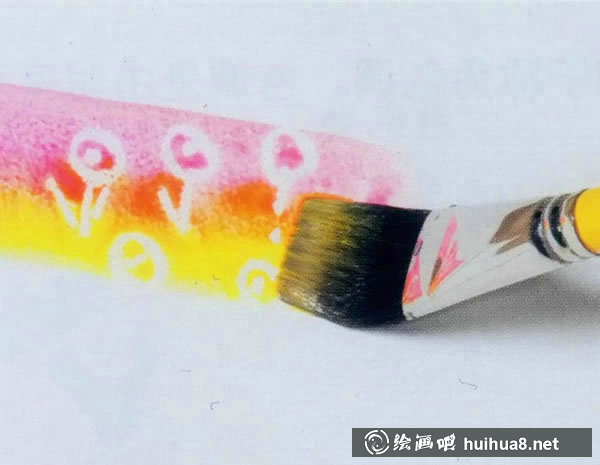 水彩畫中如何使用蠟繪制留白