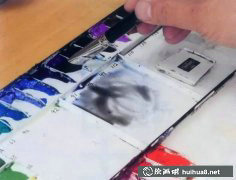 水彩畫直接繪白蛋技法分享