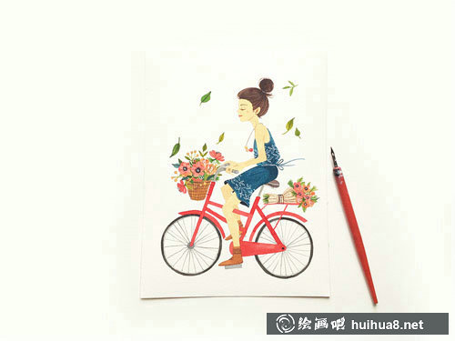 羅馬尼亞Oana手繪水彩插畫作品欣賞