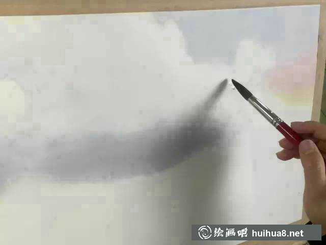 黃有維畫(huà)云海風(fēng)景水彩教程詳細(xì)步驟 黃有維畫(huà)云海風(fēng)景水彩教程詳細(xì)步驟