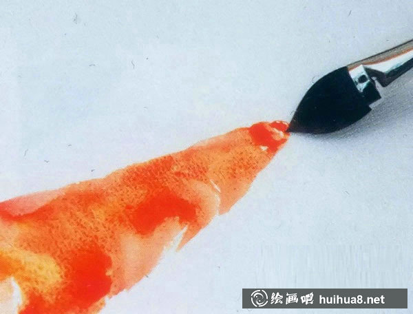 水彩畫(huà)入門教程：寫(xiě)生胡蘿卜的步驟