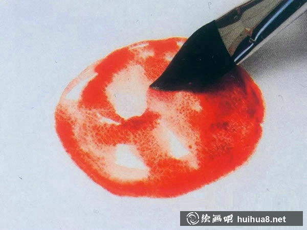 水彩畫入門教程：寫生西紅柿的步驟