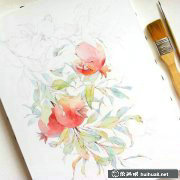 NataliaTyulkina清新水彩插畫藝術(shù)