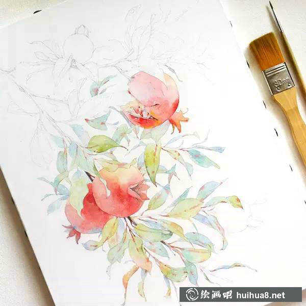 Natalia Tyulkina美好的小清新水彩手繪插畫