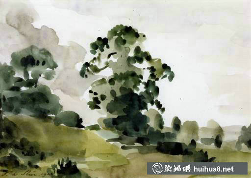 英國(guó)風(fēng)景畫(huà)家菲利普·威爾遜·斯蒂爾繪畫(huà)作品