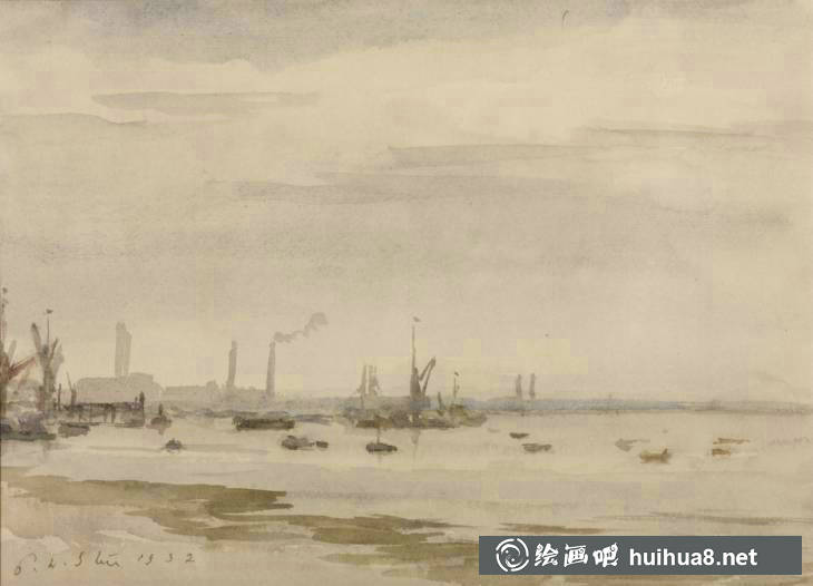 英國(guó)風(fēng)景畫(huà)家菲利普·威爾遜·斯蒂爾繪畫(huà)作品