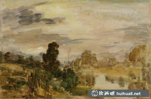 英國(guó)風(fēng)景畫(huà)家菲利普·威爾遜·斯蒂爾繪畫(huà)作品