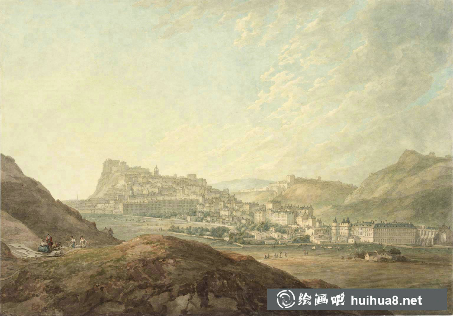 英國(guó)風(fēng)景畫家托馬斯·赫恩水彩畫作品欣賞