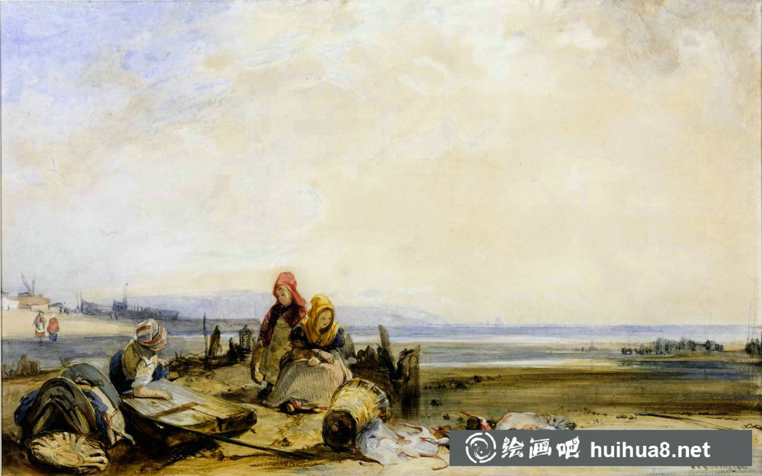 英國浪漫風(fēng)景畫家理查·波寧頓的水彩畫技法