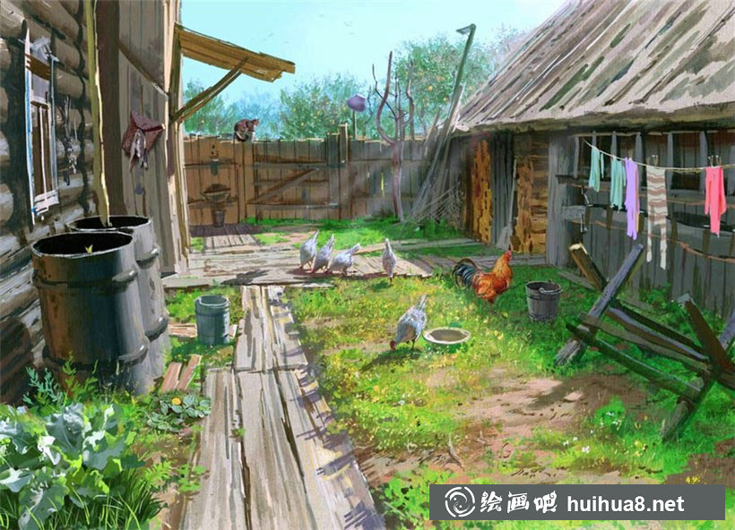 Lozinski Gregory俄羅斯水彩畫家作品欣賞