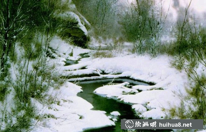陶世虎寫實水彩自然風景作品賞析