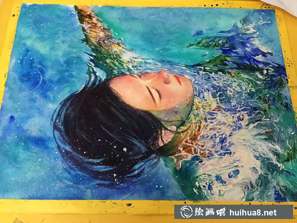 寫(xiě)實(shí)人物水彩繪畫(huà)分解過(guò)程步驟