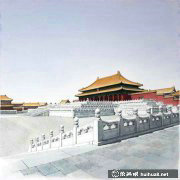 龐恩昌鋼筆水彩古建筑畫(huà)展