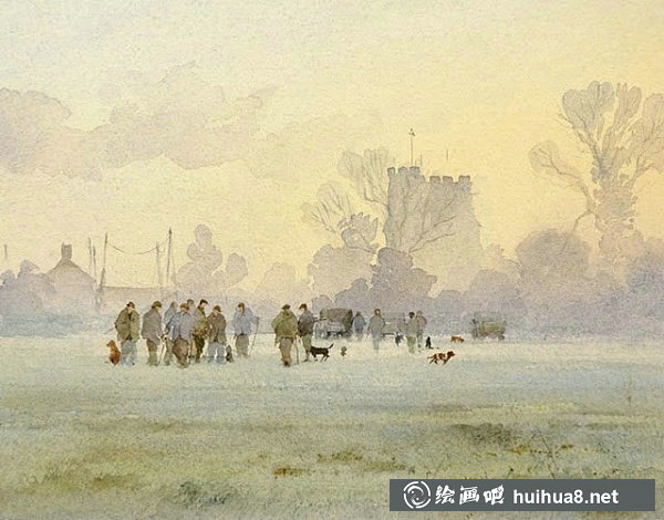 英國(guó)畫家大衛(wèi)·豪威爾David Howell水彩風(fēng)景畫