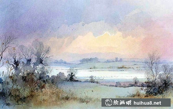 英國(guó)畫家大衛(wèi)·豪威爾David Howell水彩風(fēng)景畫
