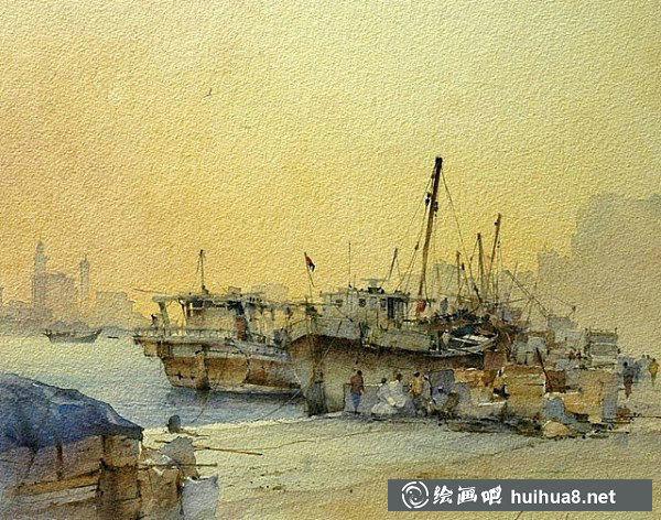 英國(guó)畫家大衛(wèi)·豪威爾David Howell水彩風(fēng)景畫
