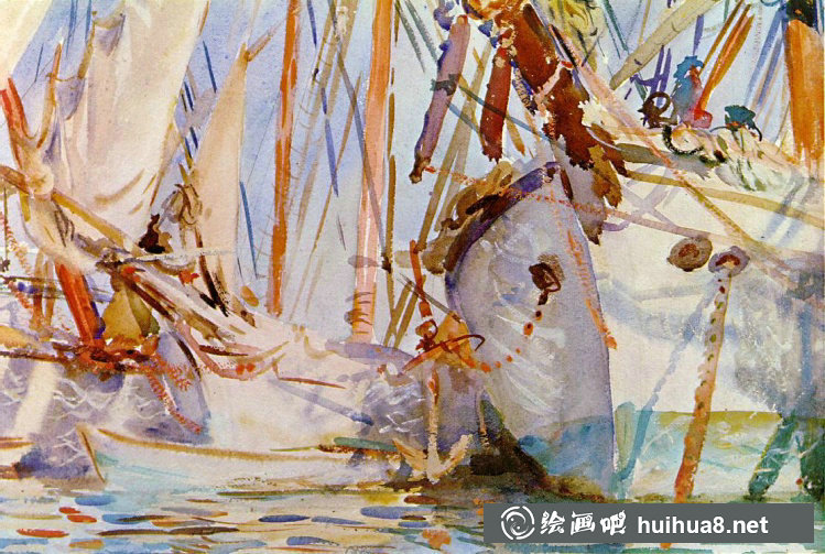 美國畫家薩金特水彩畫作品欣賞