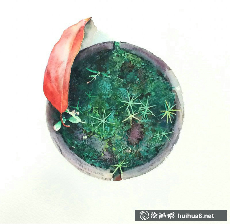 江南芳生活中細(xì)微的美水彩畫作品