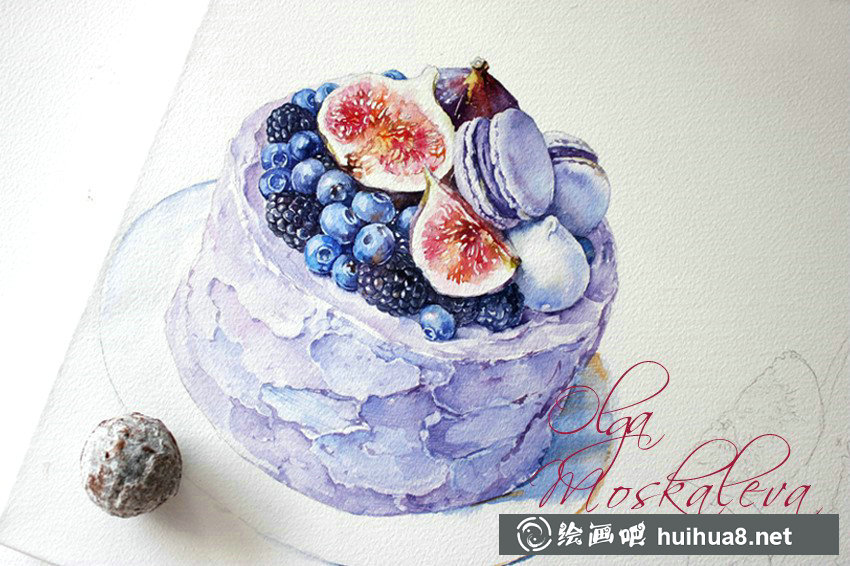 俄羅斯Olga Moskaleva小清新水彩作品