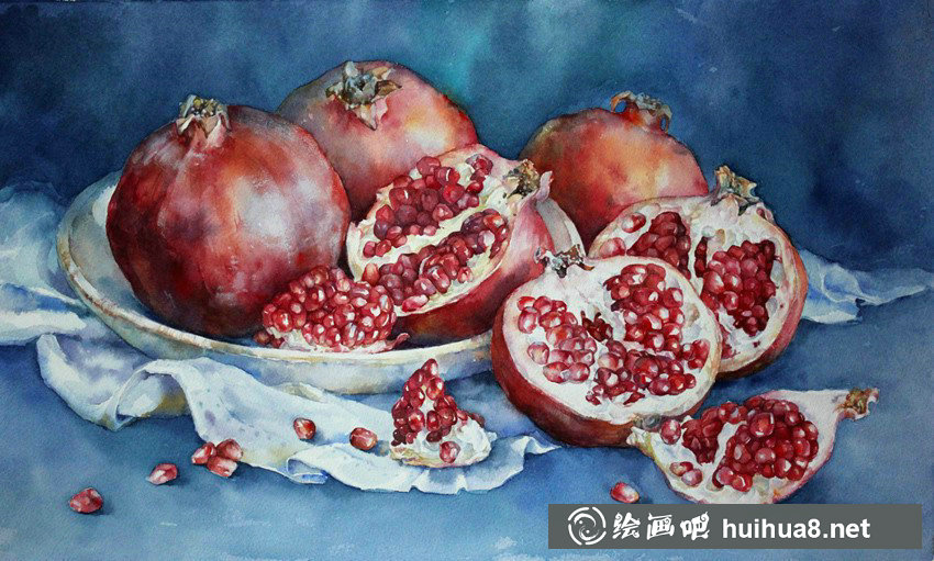 俄羅斯Olga Moskaleva小清新水彩作品