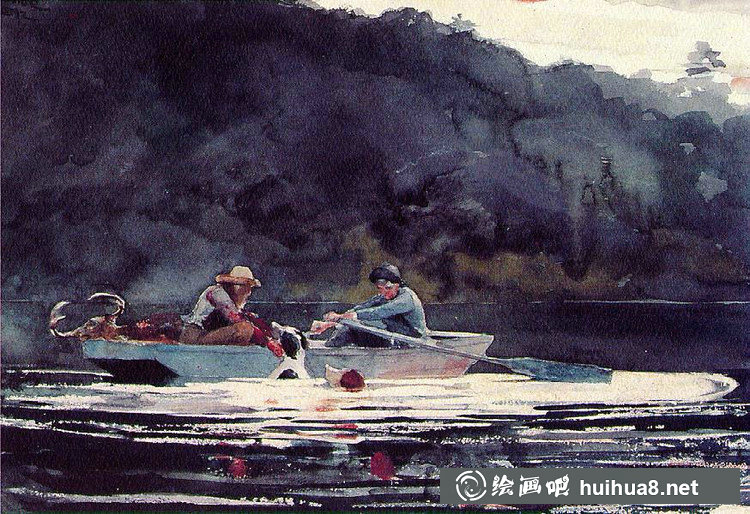 美國畫家溫斯洛·霍默Winslow·Homer水彩畫欣賞