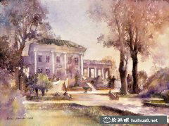 波蘭畫家Michal Orlowski水彩建筑風(fēng)景