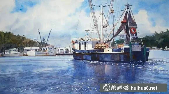美國畫家David Belling的水彩作品欣賞