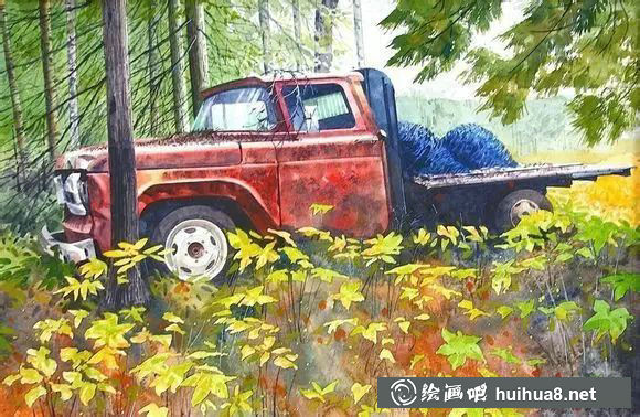美國畫家David Belling的水彩作品欣賞