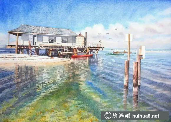 美國畫家David Belling的水彩作品欣賞