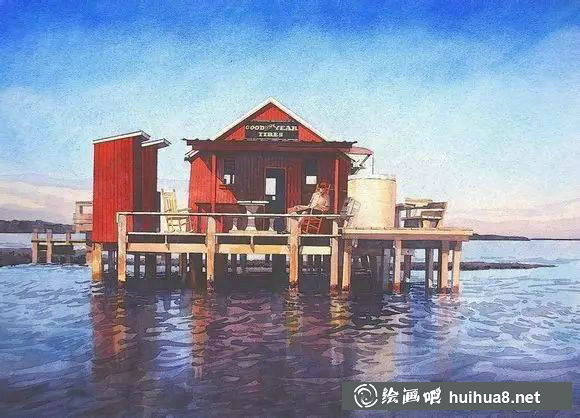 美國畫家David Belling的水彩作品欣賞