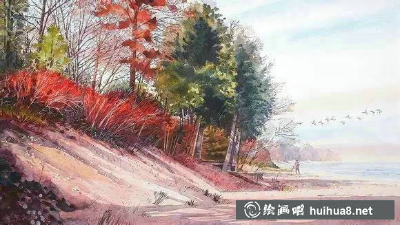美國畫家David Belling的水彩作品欣賞