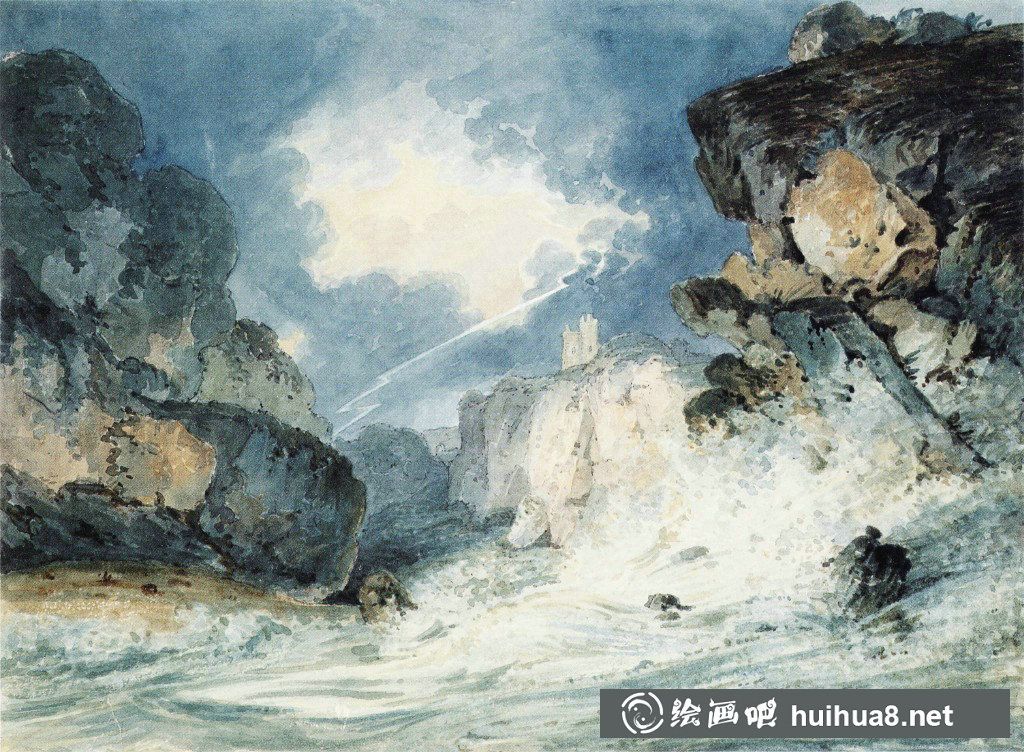 Thomas Girtin托馬斯吉爾丁水彩風(fēng)景畫(huà)