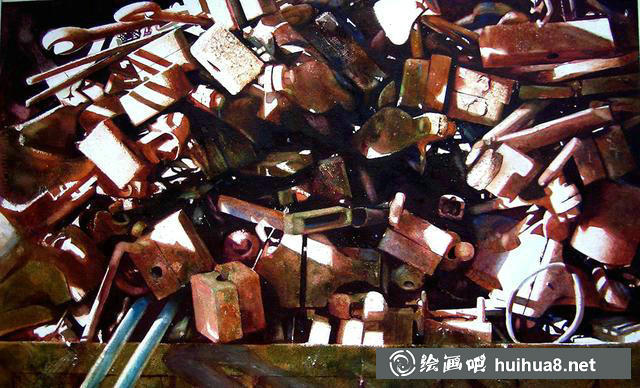 英國藝術(shù)家David Poxon寫實水彩畫