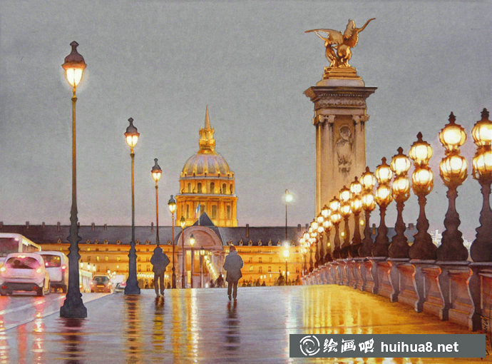 法畫(huà)畫(huà)家Thierry Duval風(fēng)景水彩畫(huà)欣賞